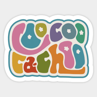 Coo Coo Ca-Choo Word Art Sticker